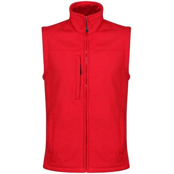 Regatta Mens Flux Softshell Bodywarmer / Water Repellent Sleeveless Jacket / Cla - Picture 1 of 6